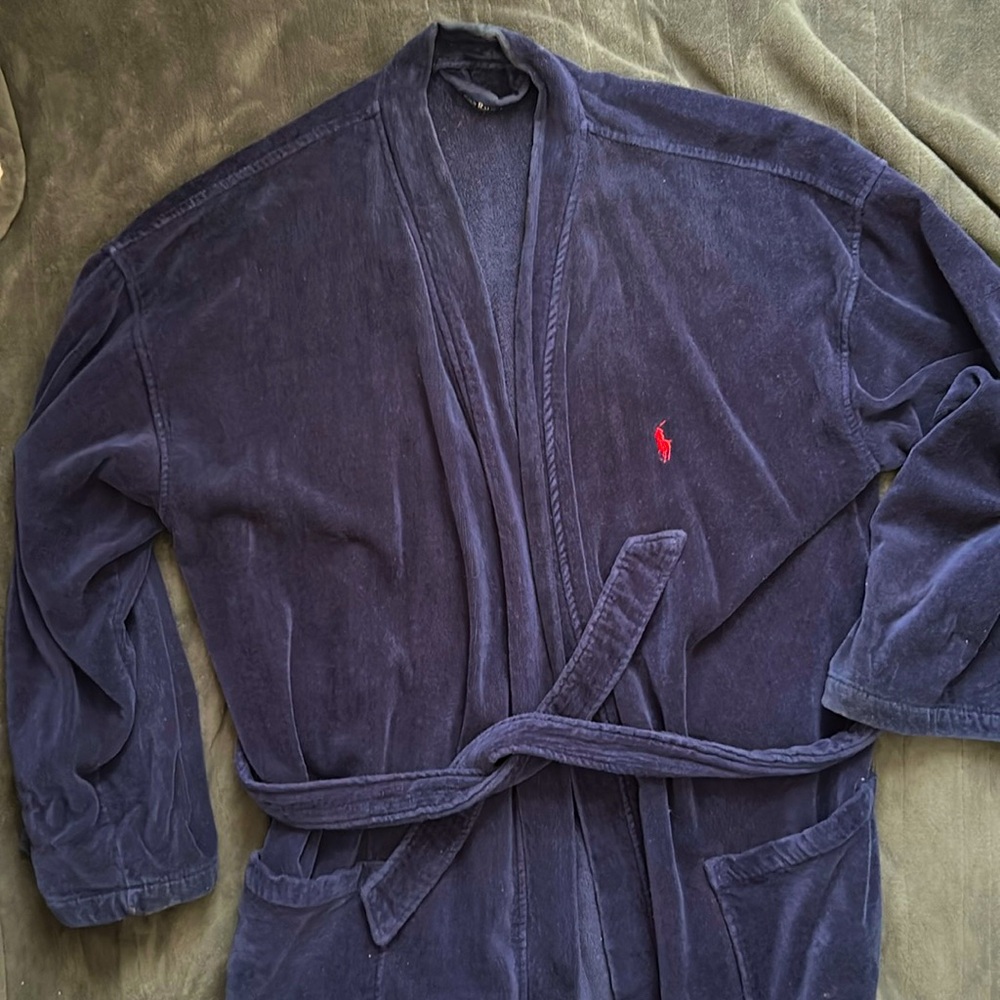 POLO RALPH LAUREN Men’s Blue Robe size L/XL